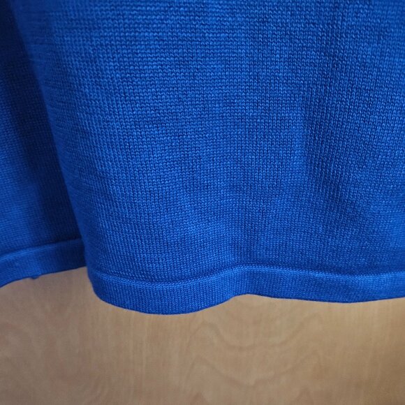 DONATED: AK Anne Klein Blue Ribbed Cardigan Sweater – 1X - Picture 5 of 16